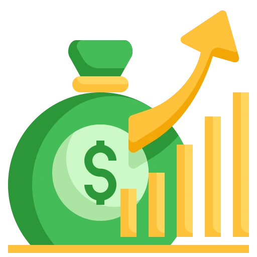 Icon of return on investment